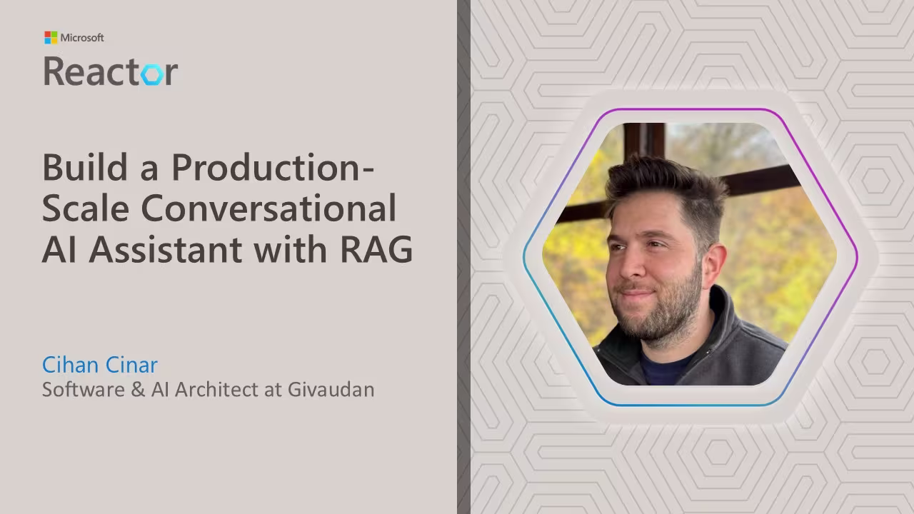 Build a Production-Scale Conversational AI Assistant with RAG